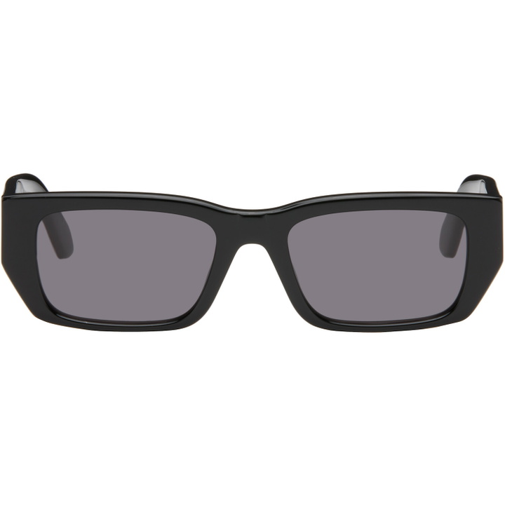 Photo: Palm Angels Black & White Moss Sunglasses