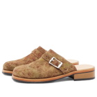 Our Legacy Men's Camion Mule in Petal Dance Rough Suede