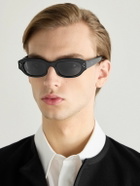CELINE - Oval-Frame Acetate Sunglasses