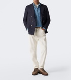 Eleventy Denim Western shirt