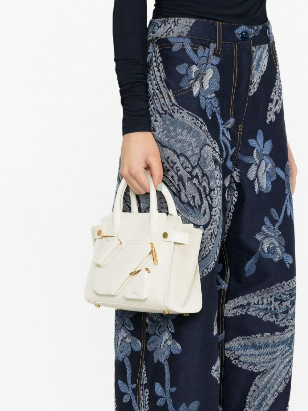 OFF-WHITE - Leather Shopping Bag