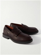 Loro Piana - Travis Leather Penny Loafers - Brown