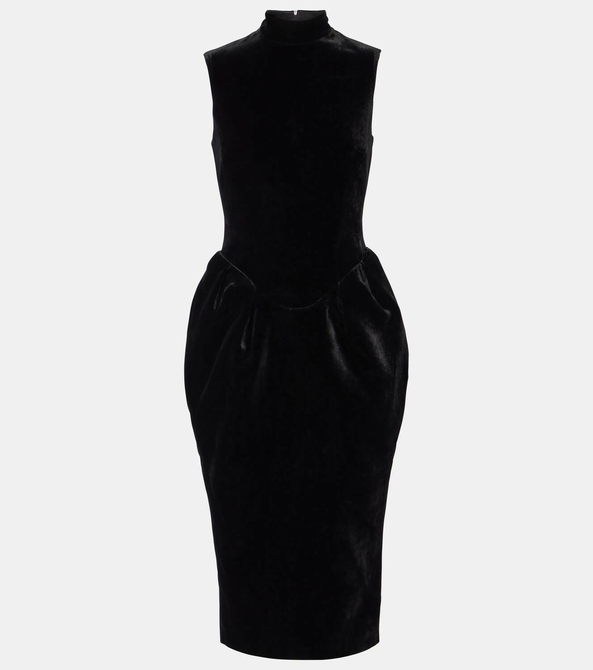 Rasario Velvet midi dress