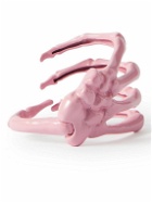 Raf Simons - Skeleton Enamel Cuff - Pink
