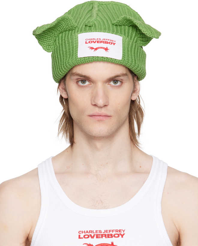 Photo: Charles Jeffrey LOVERBOY Green Chunky Ears Beanie