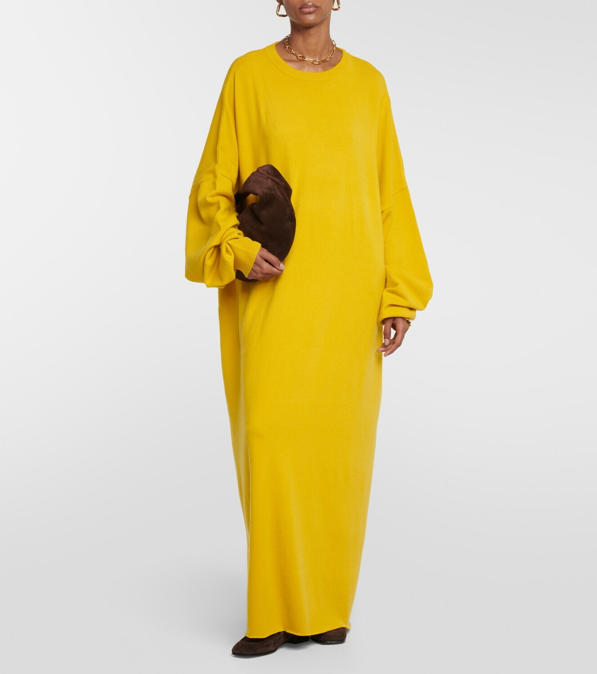 Extreme Cashmere N°289 May cashmere-blend sweater dress