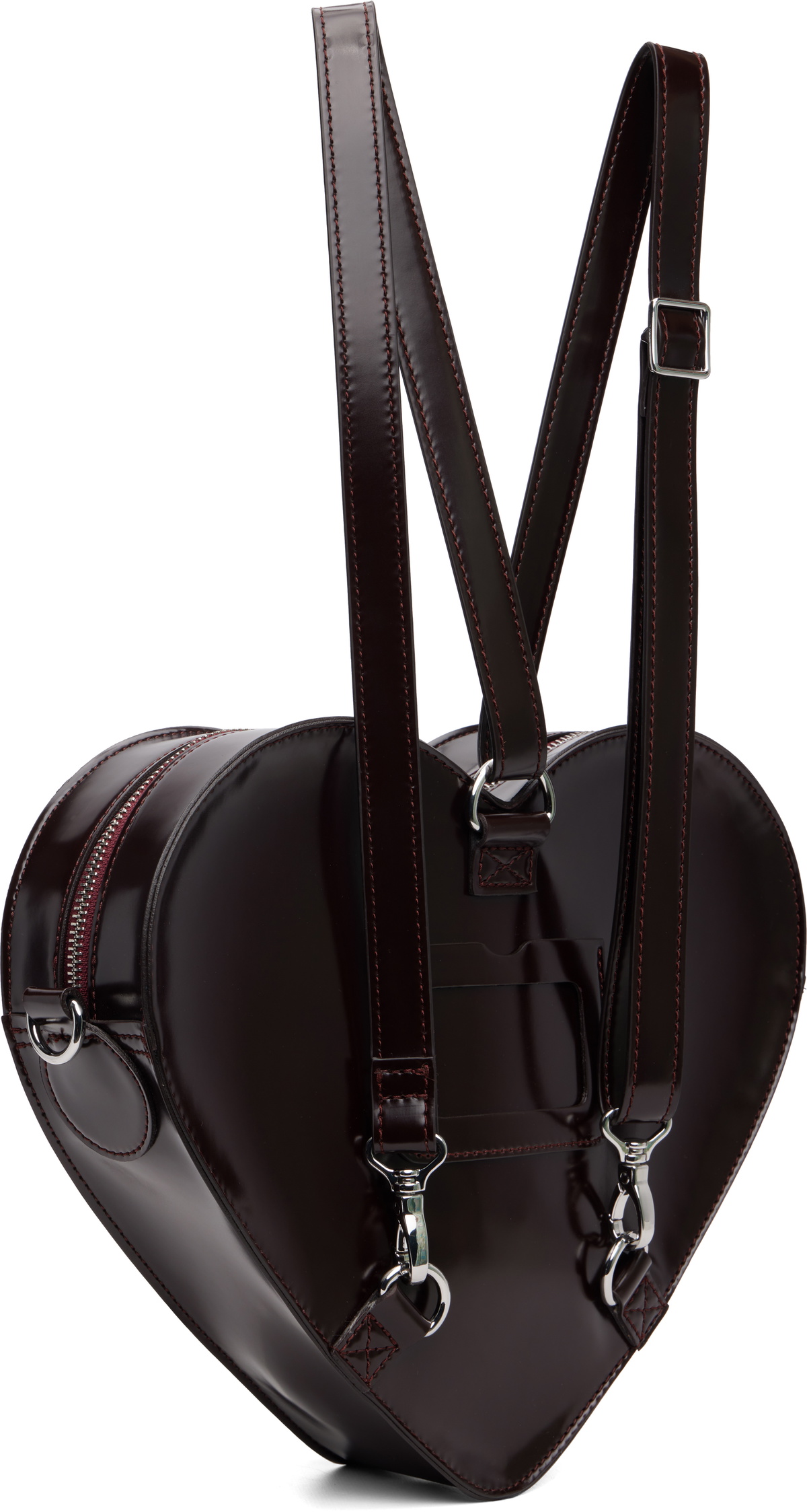 Dr. Martens Burgundy Vegan Heart Shaped Backpack