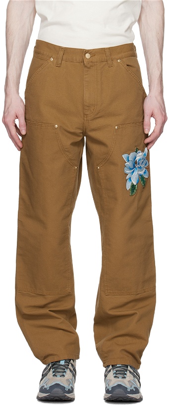 Photo: Awake NY Brown Carhartt WIP Edition Trousers