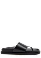 A.emery Imara Suede Flip Flops Black