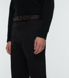 Bottega Veneta - Foulard Intreccio leather belt