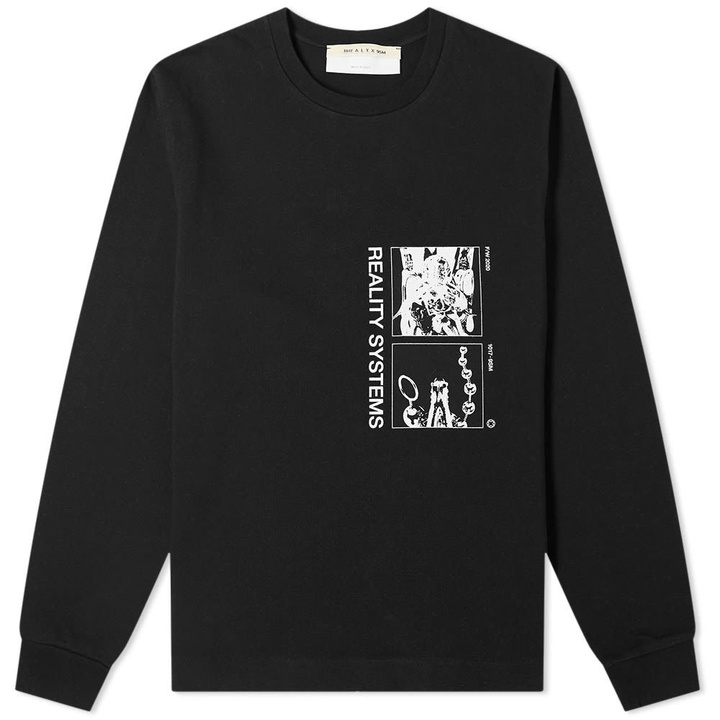 Photo: 1017 ALYX 9SM Long Sleeve Grid Reality Systems Printed Tee