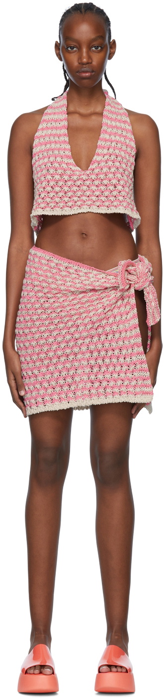 Marco Rambaldi SSENSE Exclusive Pink Cotton Cover-Up Set