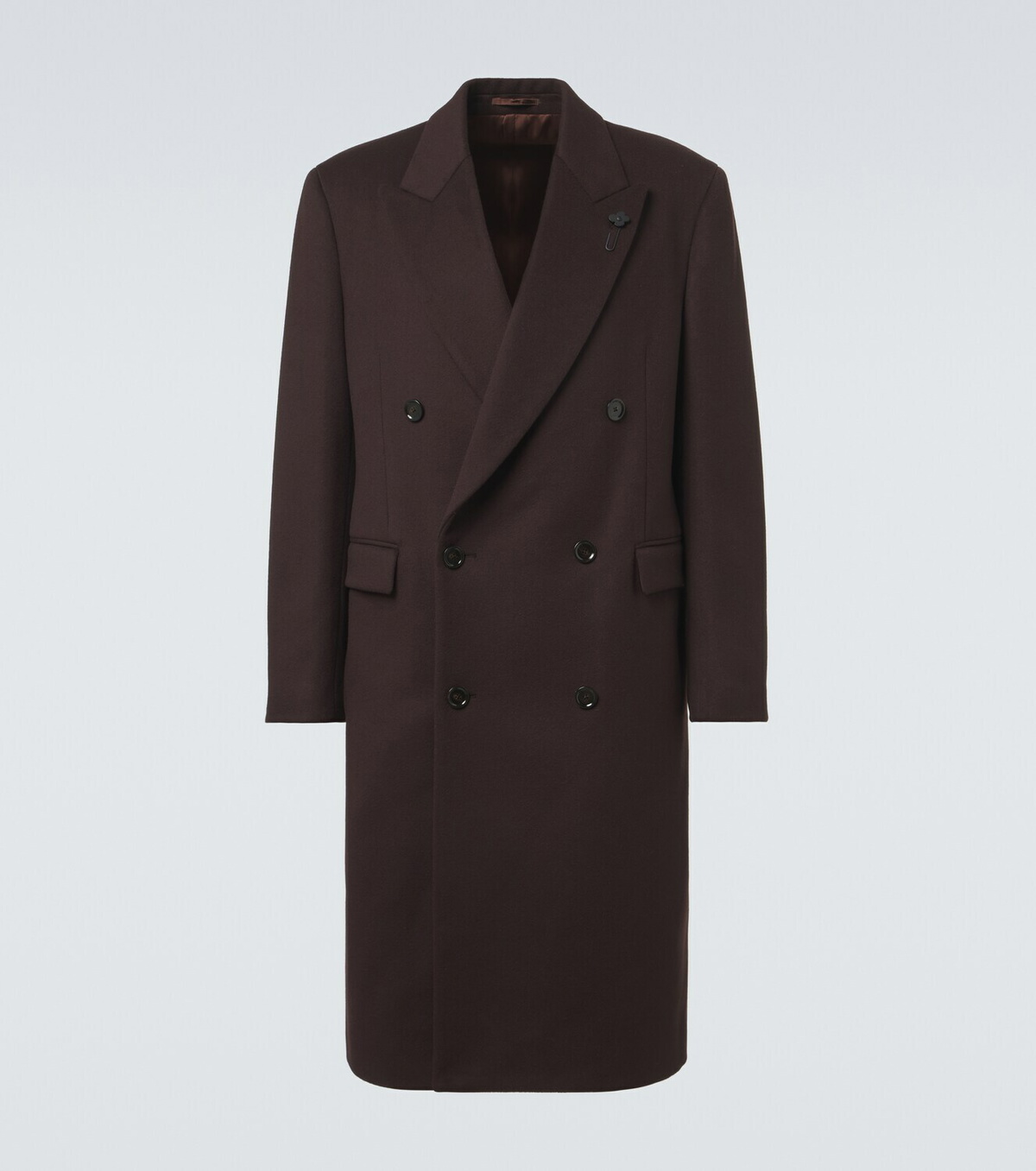 Lardini Double-breasted wool coat