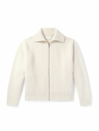 66 North - Vonarstræti Ribbed Boiled-Wool Zip-Up Cardigan - White
