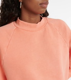 Les Tien - Cotton fleece mockneck sweatshirt