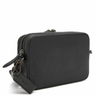 Coach Men's Charter Crossbody Bag in Black Pebble Leather 