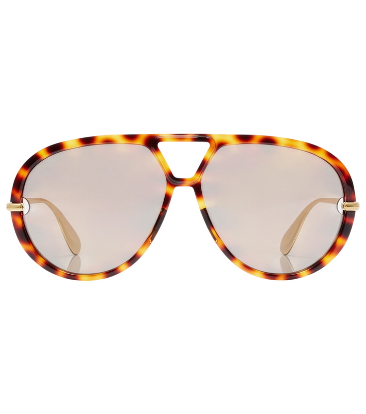 Photo: Bottega Veneta Classic aviator sunglasses