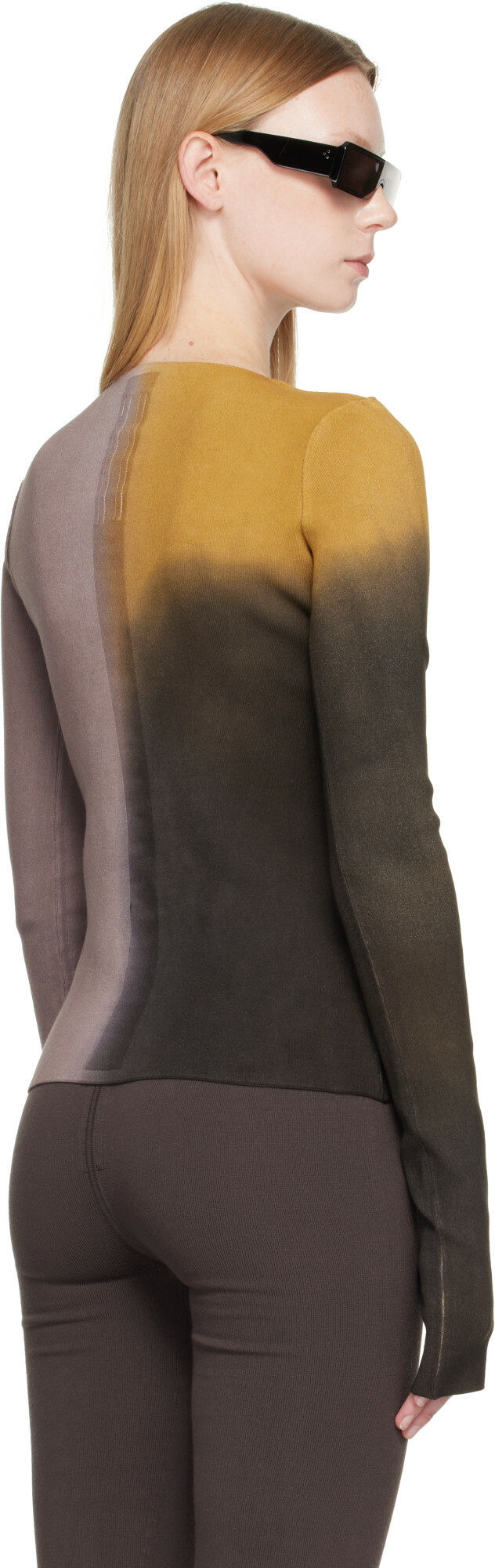 Rick Owens Multicolor Tower Tight LS T-shirt