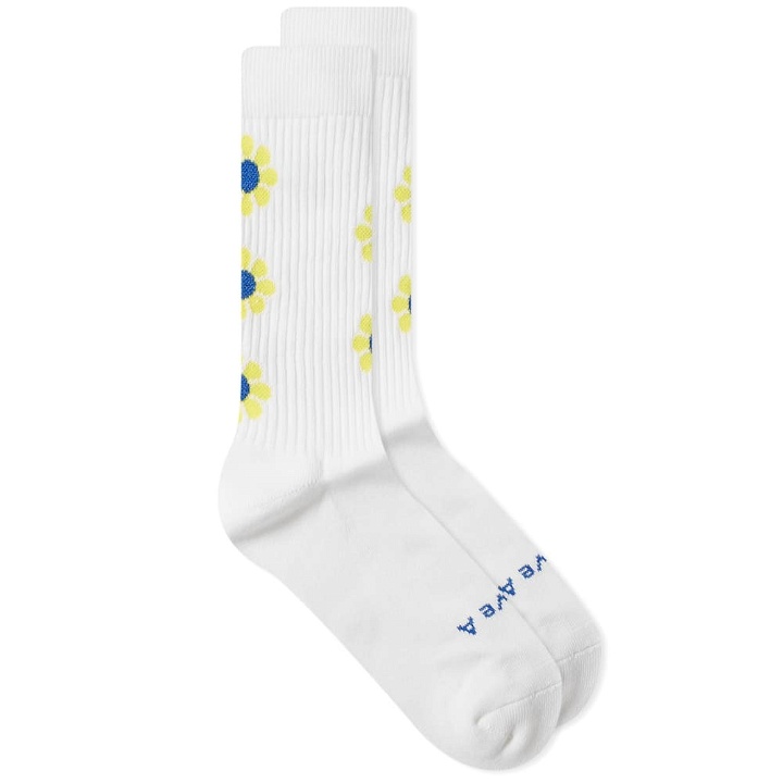 Photo: Rostersox Peace Socks in White
