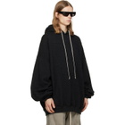 Rick Owens Black Tower Hun Hoodie