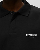 Represent Represent Owners Club Ls Polo Sweat Black - Mens - Polos/Sweatshirts