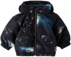 Molo Baby Black Printed Jacket