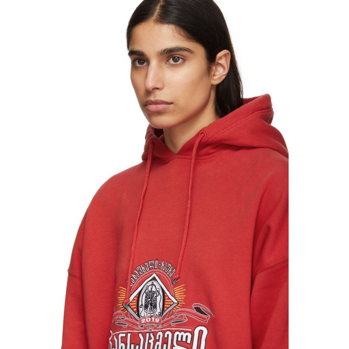 Vetements Red Secret Society Hoodie Vetements