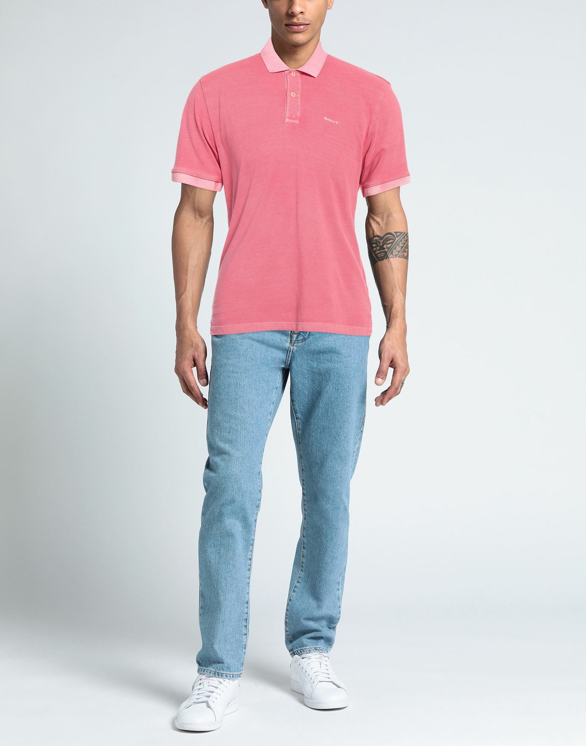 Gant Mens Polo shirt in Magenta
