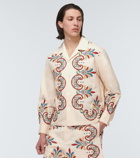 Bode - Carnival embroidered cotton shirt