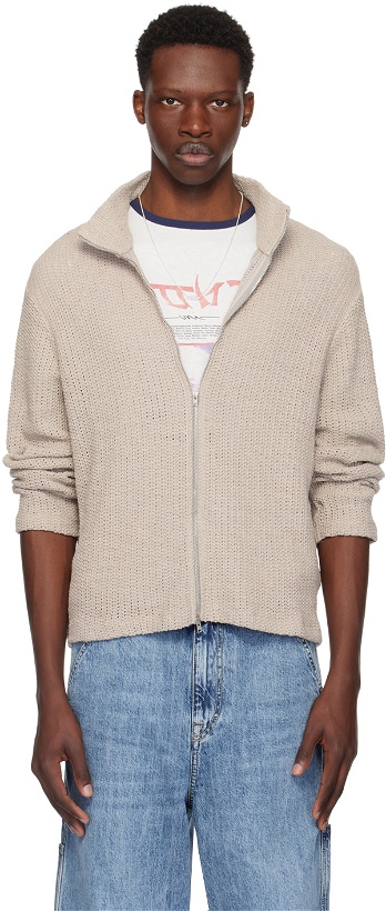 Photo: OUR LEGACY Gray Shrunken Sweater