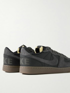 Nike - Terminator Suede and Quilted Leather Sneakers - Black