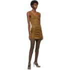 Gauntlett Cheng SSENSE Exclusive Brown Elasticated Contour Dress