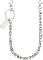 C2H4 Silver Basics Pants Keychain