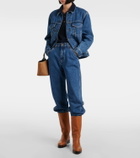 Loro Piana Etienne high-rise straight jeans