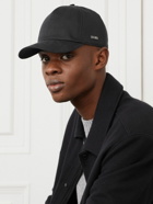 Zegna - Logo-Appliquéd Cotton-Blend Twill Baseball Cap - Black