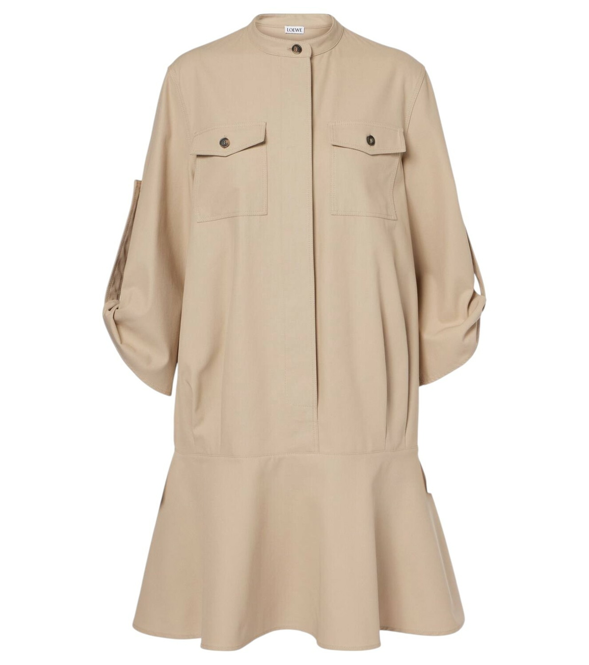 【LOEWE】Twill Shirt Dress Loewe Twill shirt dress Loewe