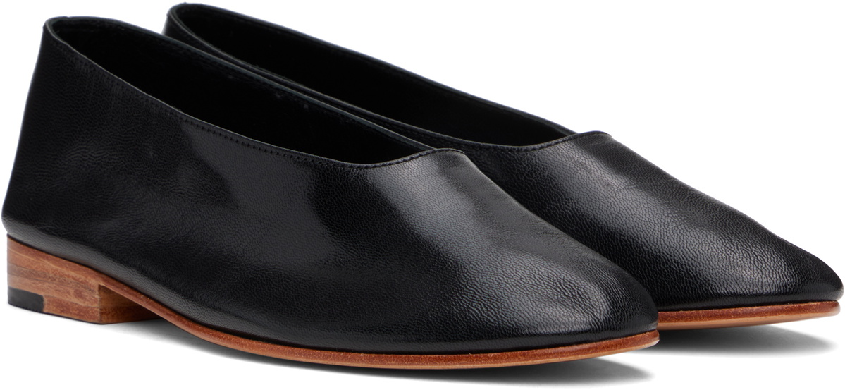 Martiniano Black Glove Ballerina Flats