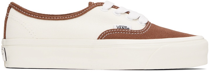Photo: Vans Off-White & Brown Authentic Reissue 44 Sneakers