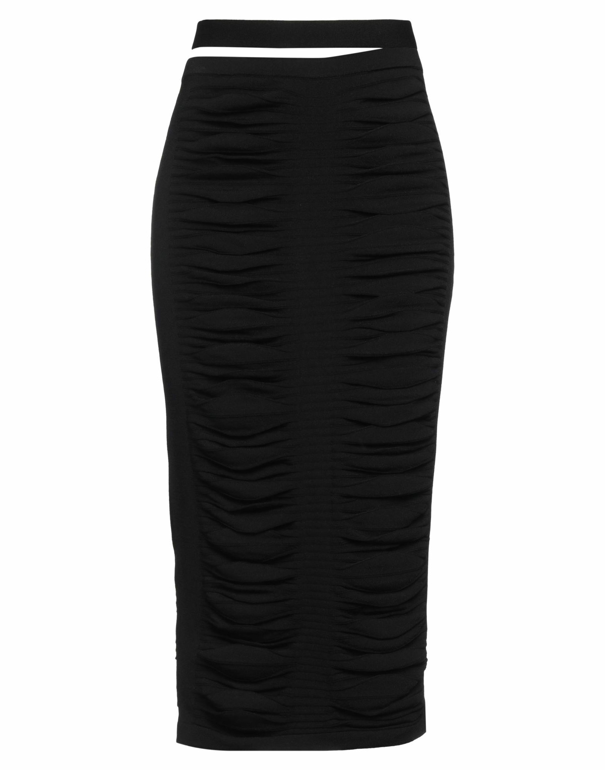 Andreādamo Womens Midi skirt in Black