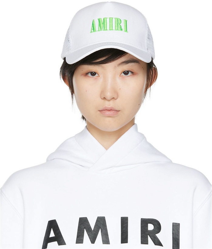 Photo: AMIRI White Core Logo Trucker Cap