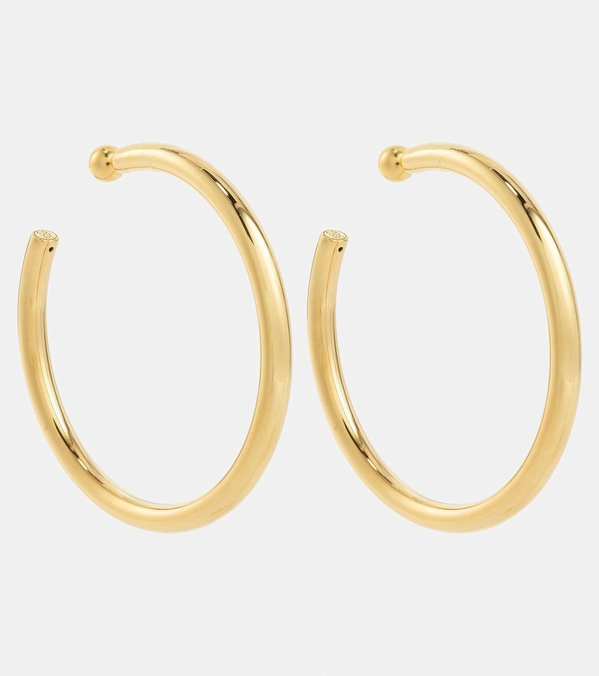 Sophie Buhai Everyday Large 18kt gold-plated sterling silver hoop earrings