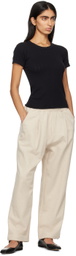 Dunst Beige Drawstring Lounge Pants