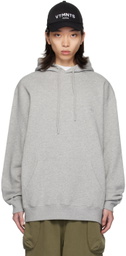 VTMNTS Gray Embroidered Hoodie