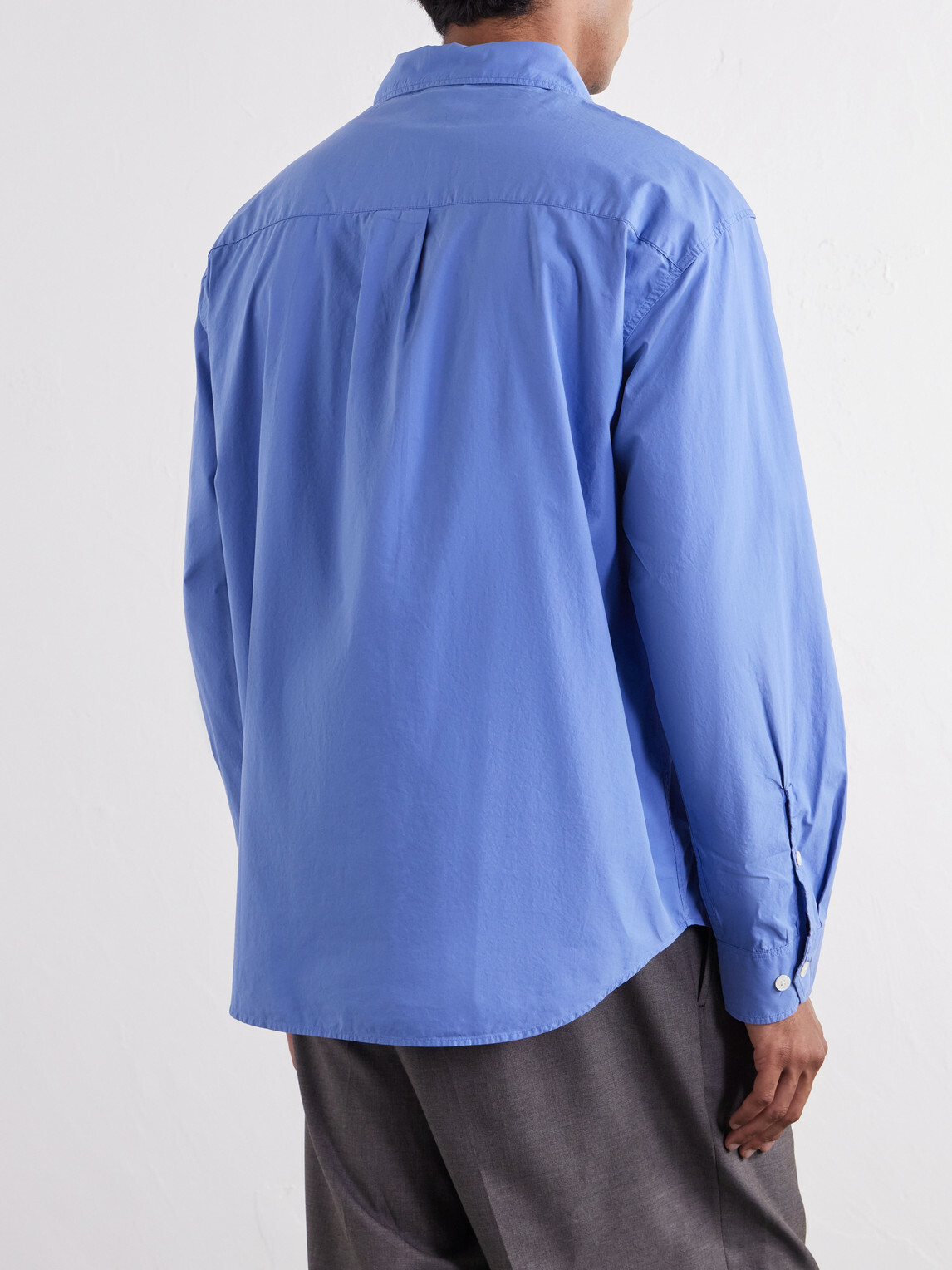 mfpen - Generous Cotton-Poplin Shirt - Blue