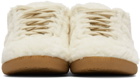 Maison Margiela Off-White Fleece Replica Low Sneakers