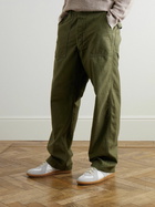 OrSlow - Fatigue Straight-Leg Cotton-Sateen Trousers - Green