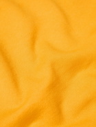 Stockholm Surfboard Club - Logo-Print Cotton-Jersey Hoodie - Yellow