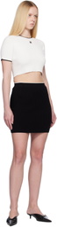 AMIRI Black MA Miniskirt