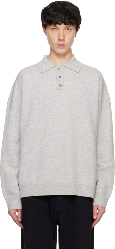 Photo: Nanushka Gray Elieke Polo
