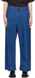 Studio Nicholson Indigo Four-Pocket Jeans